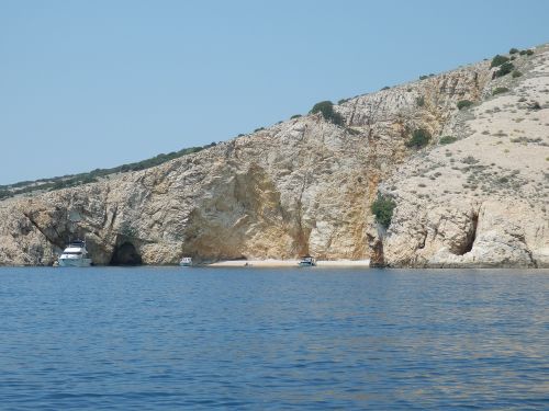 rock sea landscape