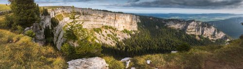 rock switzerland sun beschienen