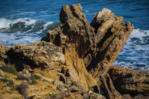 rock formation sea