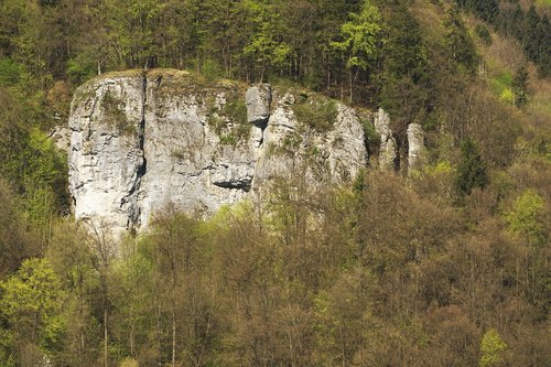 rock  trees  landscape