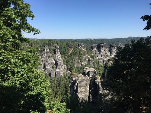 rock  sandstone mountain  elbe sandstone mountains