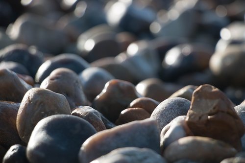 rock  pebble  beach