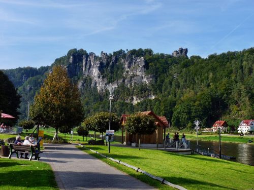 rock bastei elbe