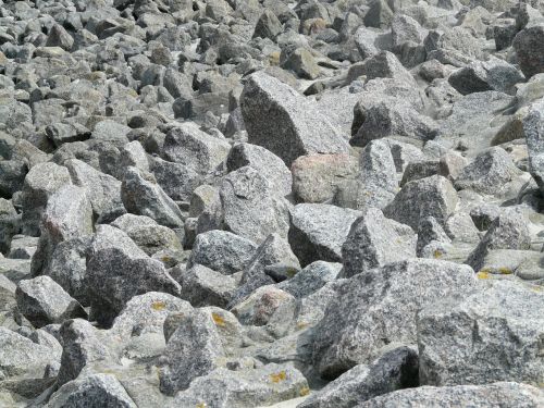 rock scree granite