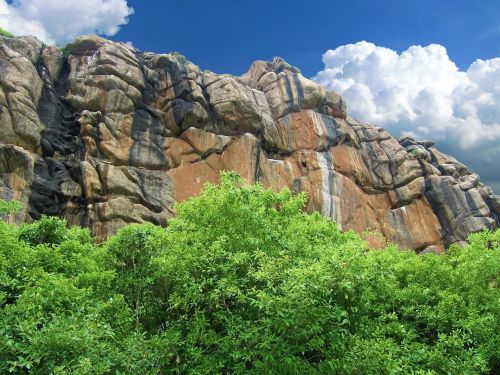 rock cliff ridge