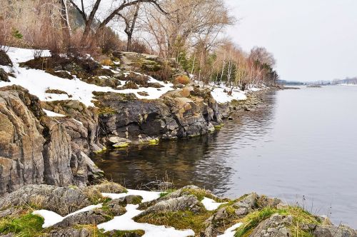 rock beach river