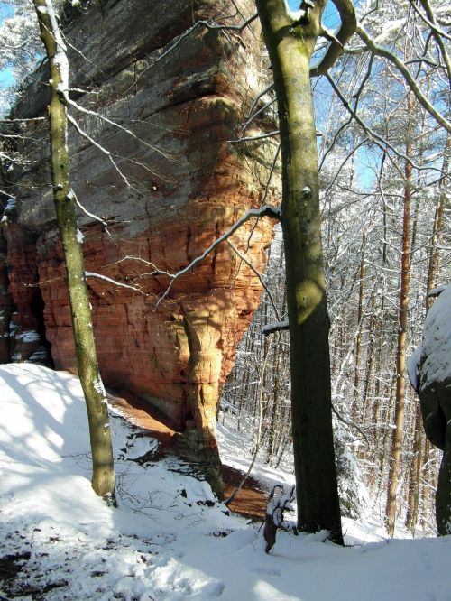 rock climb winter