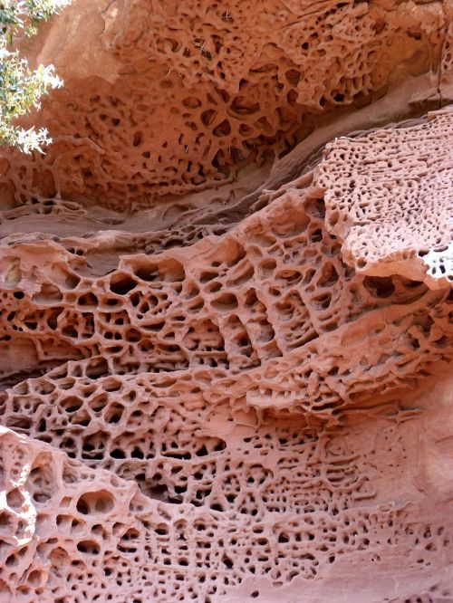 rock erosion red