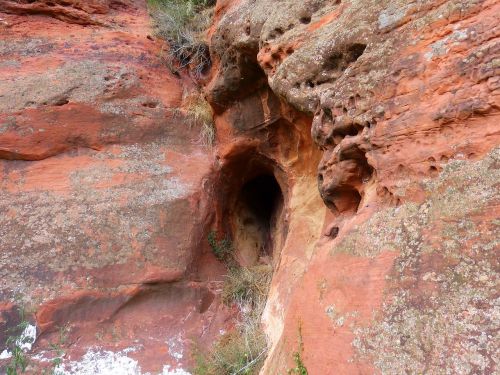 rock red sandstone erosion