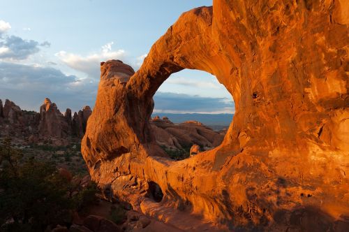 rock arch landscape stone