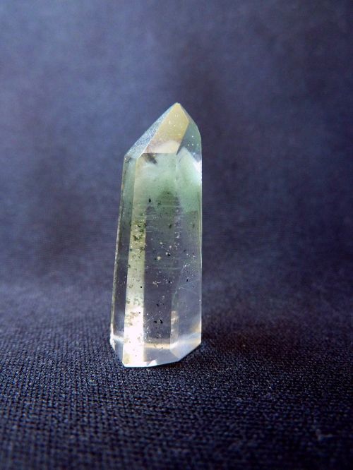 rock crystal glassy green