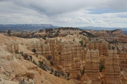 rock formations bryce canyon national park western landscape