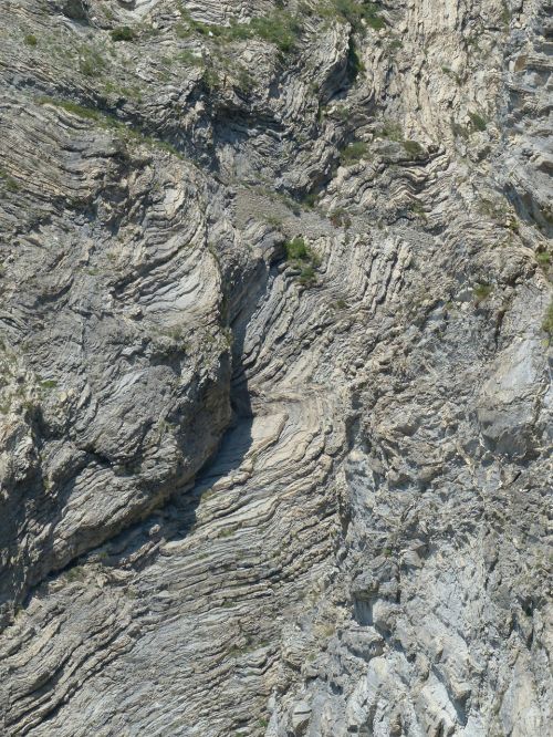 rock formations folded fold