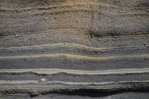 rock layers mountain tenerife