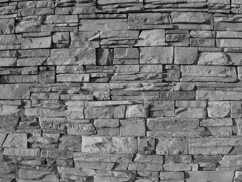 rock wall exterior pattern