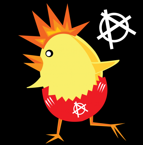 rocker bird chicken