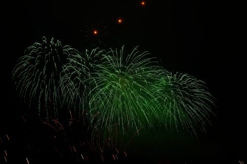 rocket green fireworks