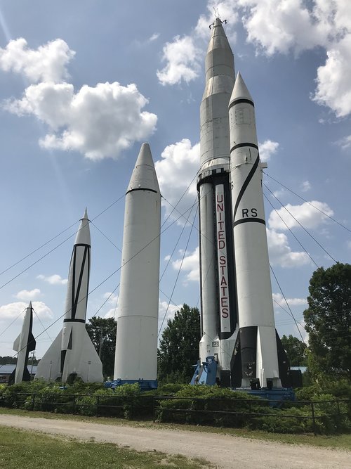 rocket garden  rockets  space