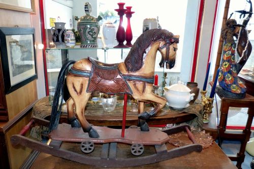 rocking horse historically antiques