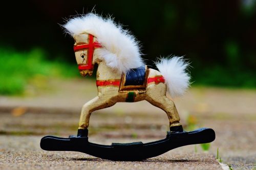 rocking horse toys wooden horse