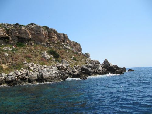 rocks landscape water