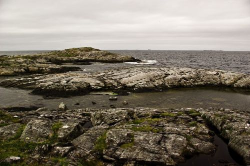 rocks atlantic norwegian sea