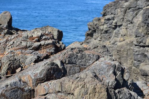 rocks indian ocean cliff