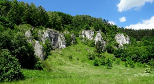 rocks dolina kobylańska landscape