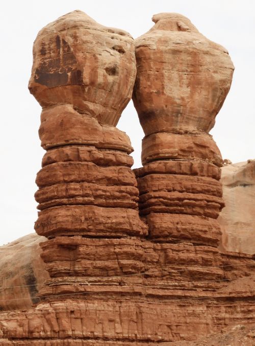 rocks erosion twin