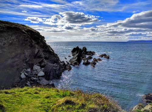 rocks sea coast