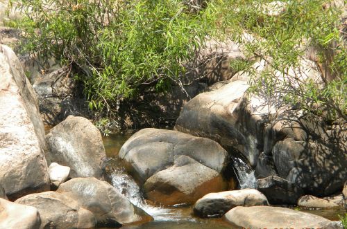 rocks water nature