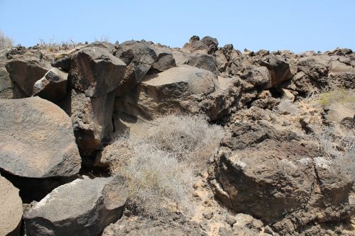 rocks lava stone
