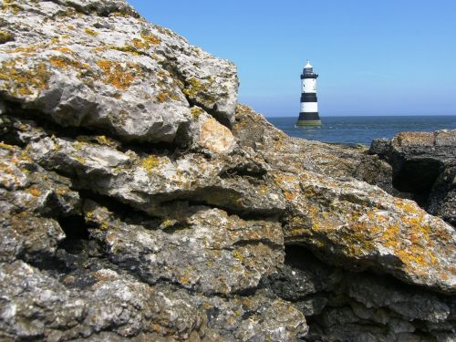 rocks sea landscape