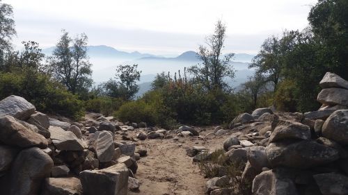 rocks landscape trail