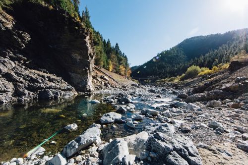 rocks water nature