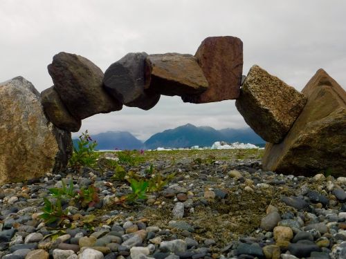 rocks cairn nature