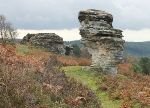 rocks moorland north yorkshire