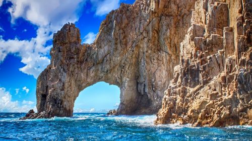 rocks ocean landscape