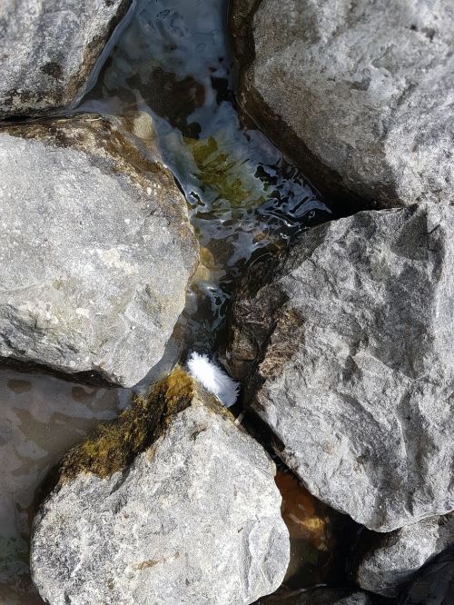 rocks stone water