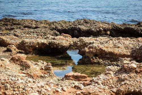 rocks sea coast