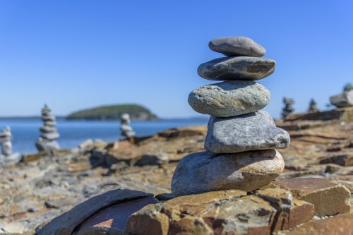 rocks balance zen
