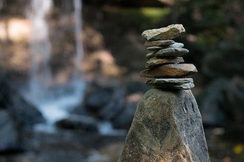 rocks  stones  waterfall