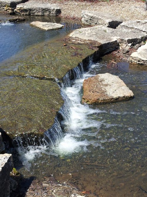 rocks stream stone