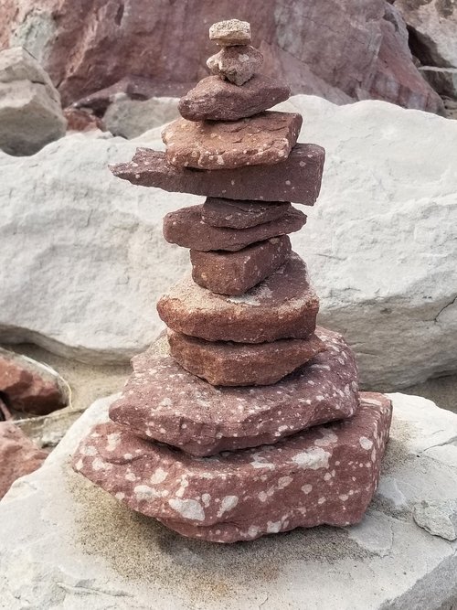 rocks  stacked  balance