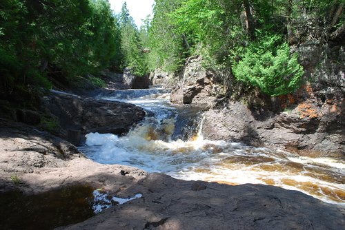 rocks  stream  river