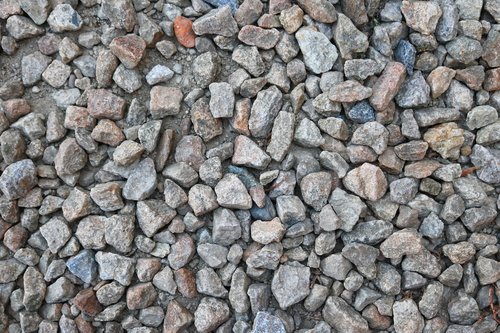 rocks  gravel  grit