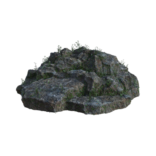 rocks  grass  stones
