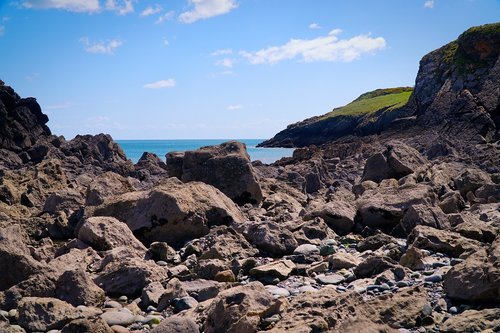 rocks  coast  beach