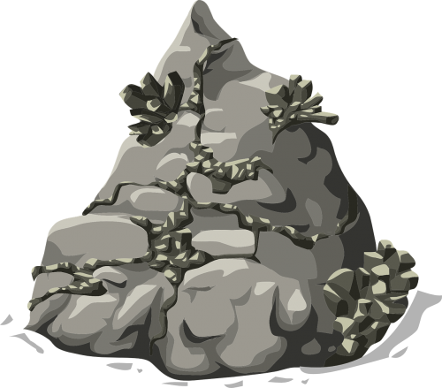 rocks mountain nature