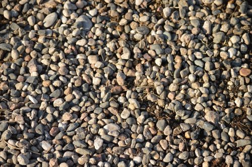 rocks gravel material